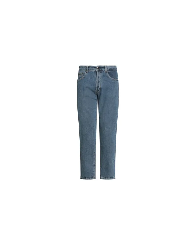 MOORER HOSEN & RÖCKE - Jeanshosenauf YOOX.COM Blau