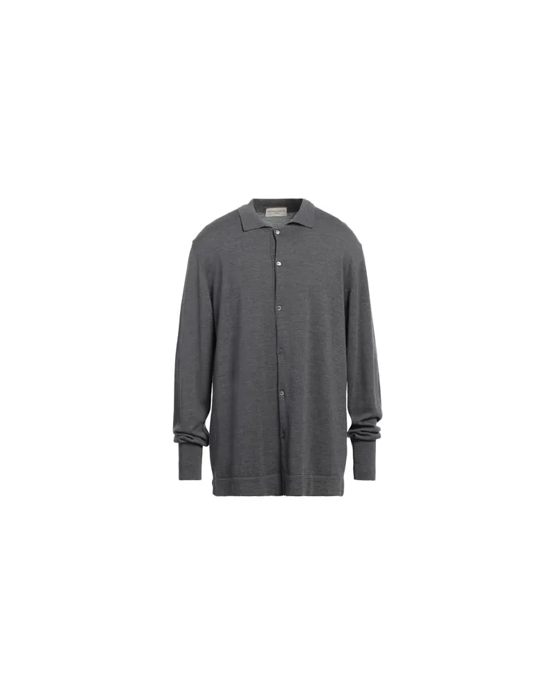 Officine Generale STRICKWAREN - Strickjackenauf YOOX.COM Grau