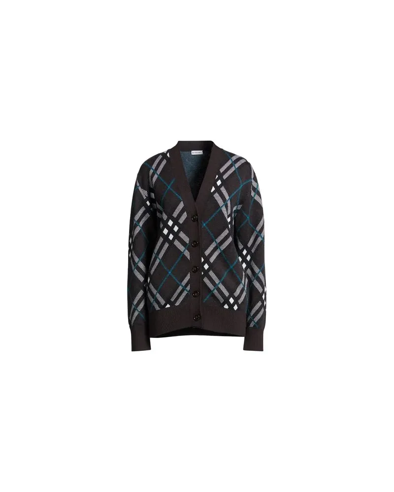 Burberry STRICKWAREN - Strickjackenauf YOOX.COM Dunkelbraun