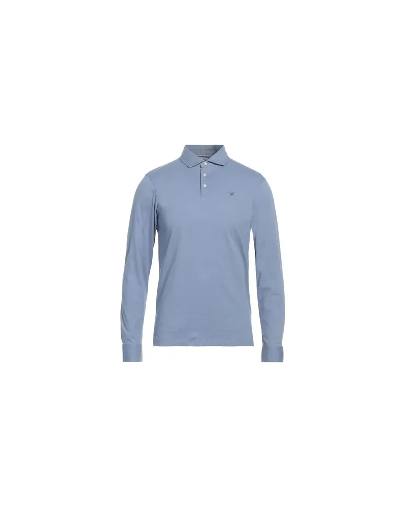 Hackett TOPS - Poloshirtsauf YOOX.COM Taubenblau