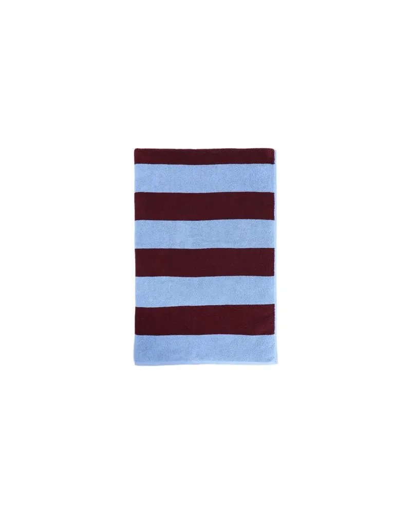 Hay FROTTÉ STRIPE BATH SHEET - W100 X L150  - BADEZIMMER - Bade- & Handtücher aus Frotteeauf YOOX.COM Bordeaux