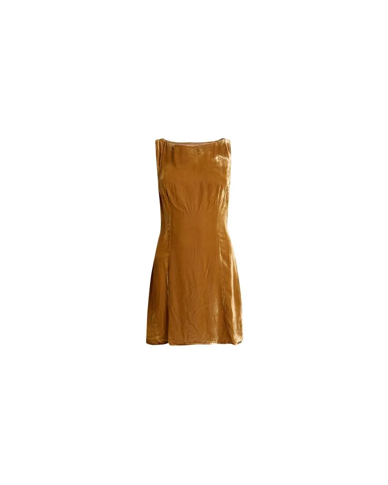 Reformation KLEIDER - Mini-Kleiderauf YOOX.COM Kamel