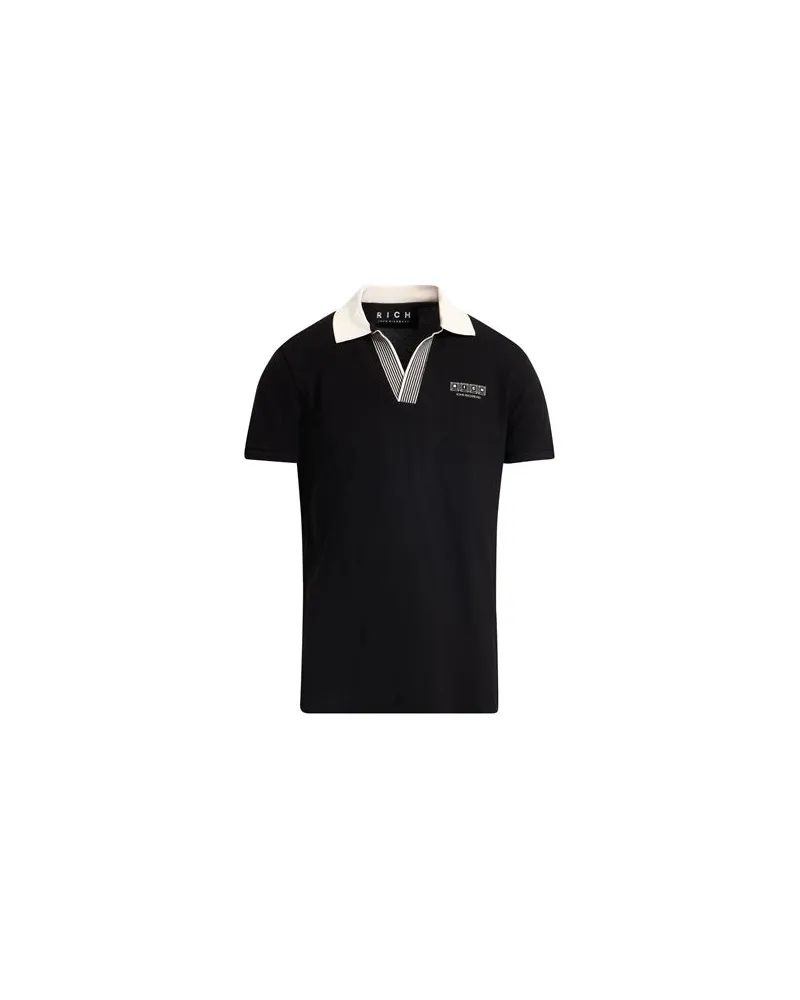 John Richmond TOPS - Poloshirtsauf YOOX.COM Schwarz