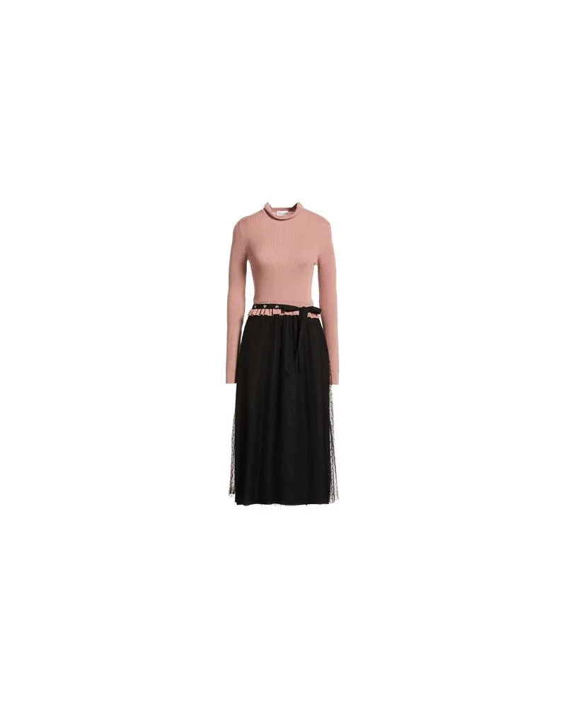 RED Valentino KLEIDER - Midi-Kleiderauf YOOX.COM Hellrosa