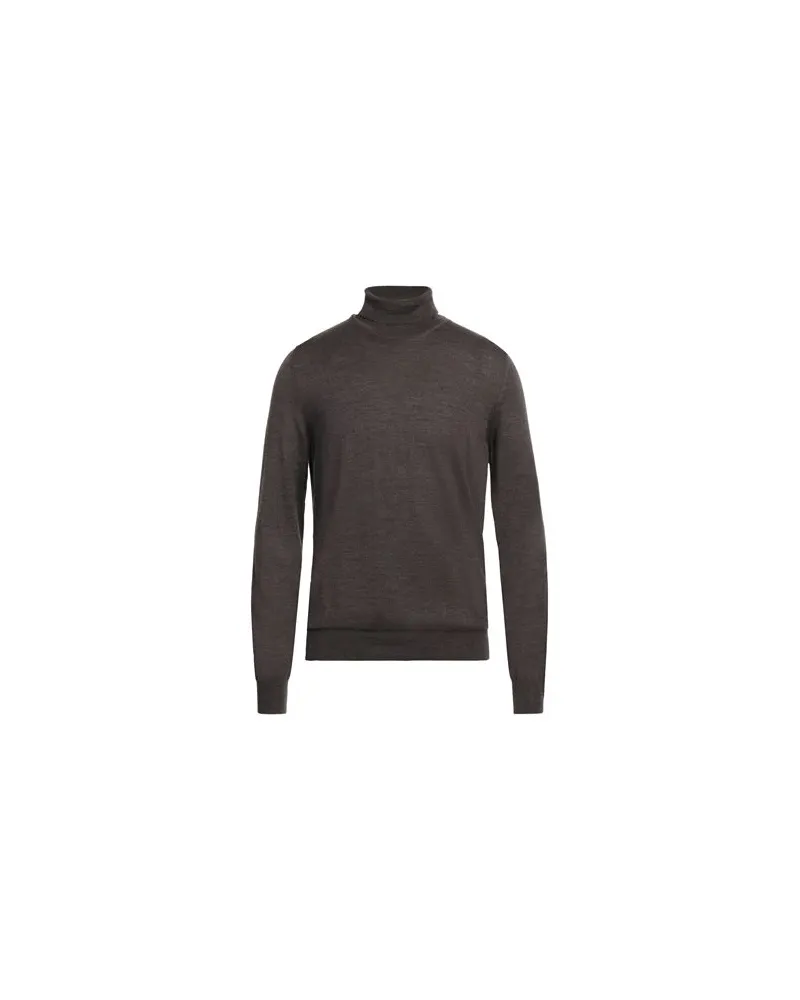 VNECK STRICKWAREN - Rollkragenpulloverauf YOOX.COM Dunkelbraun