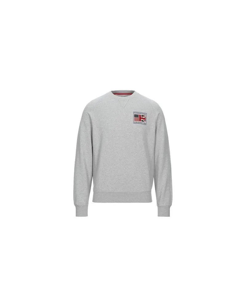 Barbour THE STEVE MCQUEEN COLLECTION - TOPS - Sweatshirtsauf YOOX.COM Hellgrau