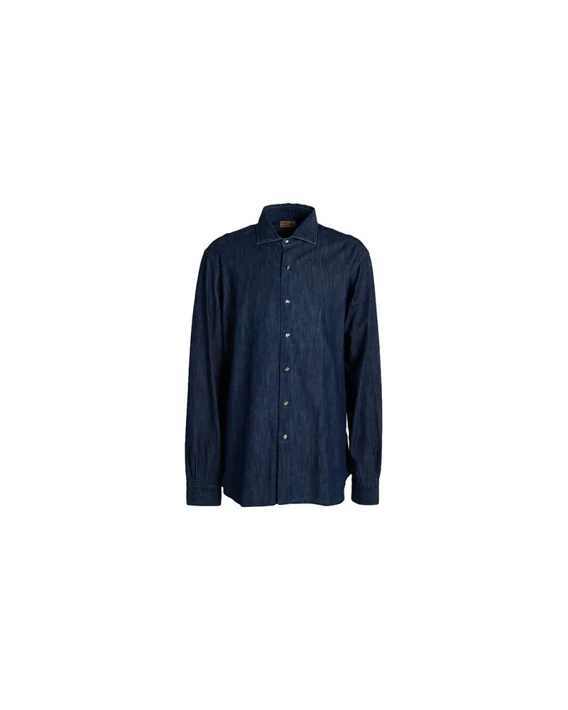 BARBA TOPS - Jeanshemdenauf YOOX.COM Blau