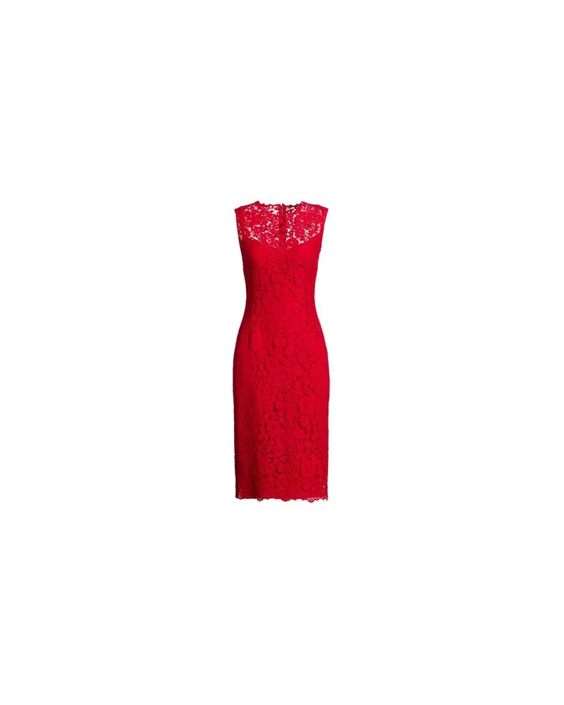 Dolce & Gabbana KLEIDER - Midi-Kleiderauf YOOX.COM Rot