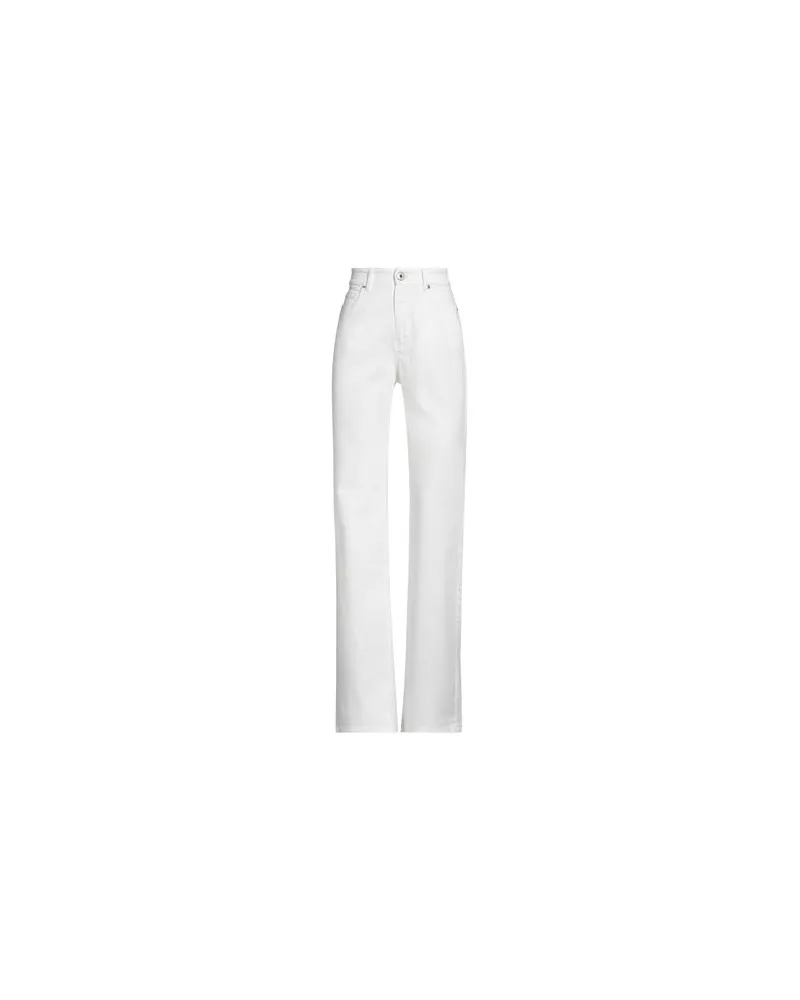 Max Mara HOSEN & RÖCKE - Jeanshosenauf YOOX.COM Weiß