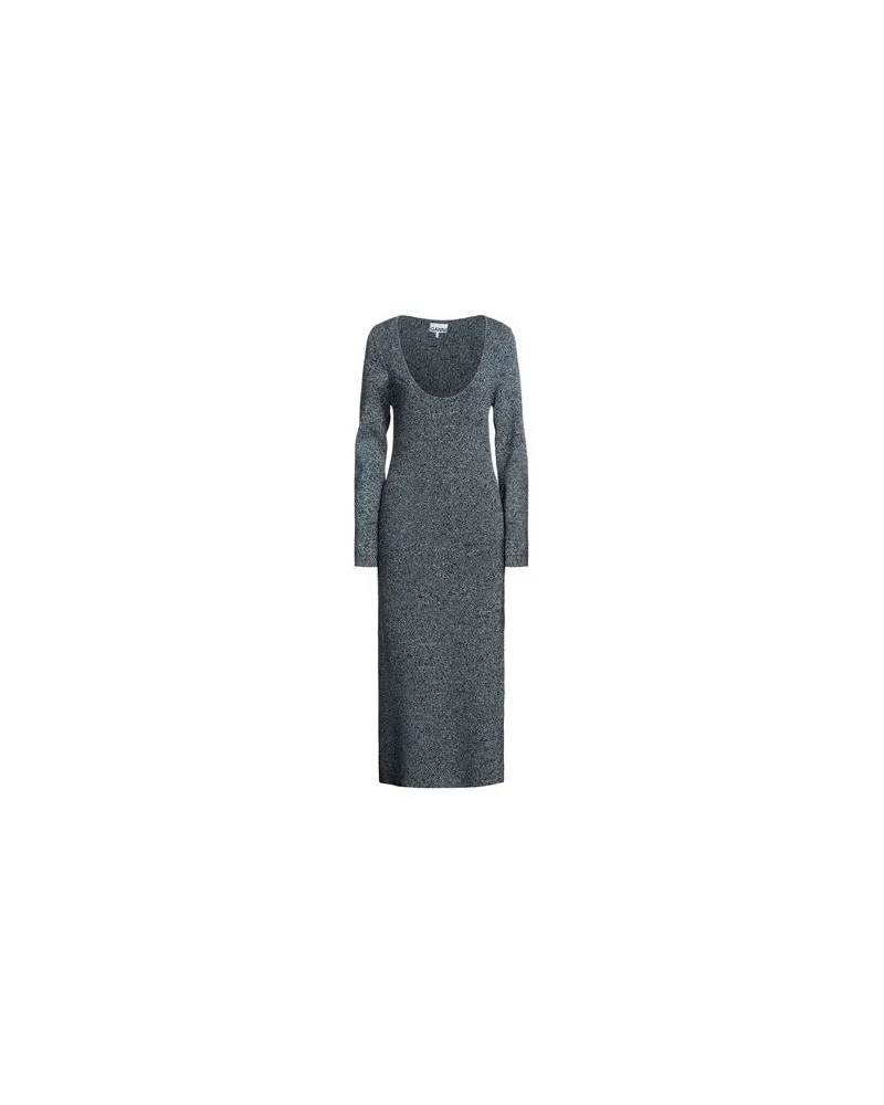 Ganni KLEIDER - Maxi-Kleiderauf YOOX.COM Blaugrau
