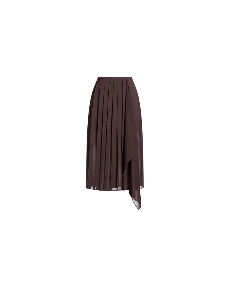 Brunello Cucinelli HOSEN & RÖCKE - Midi-Röckeauf YOOX.COM Schokobraun
