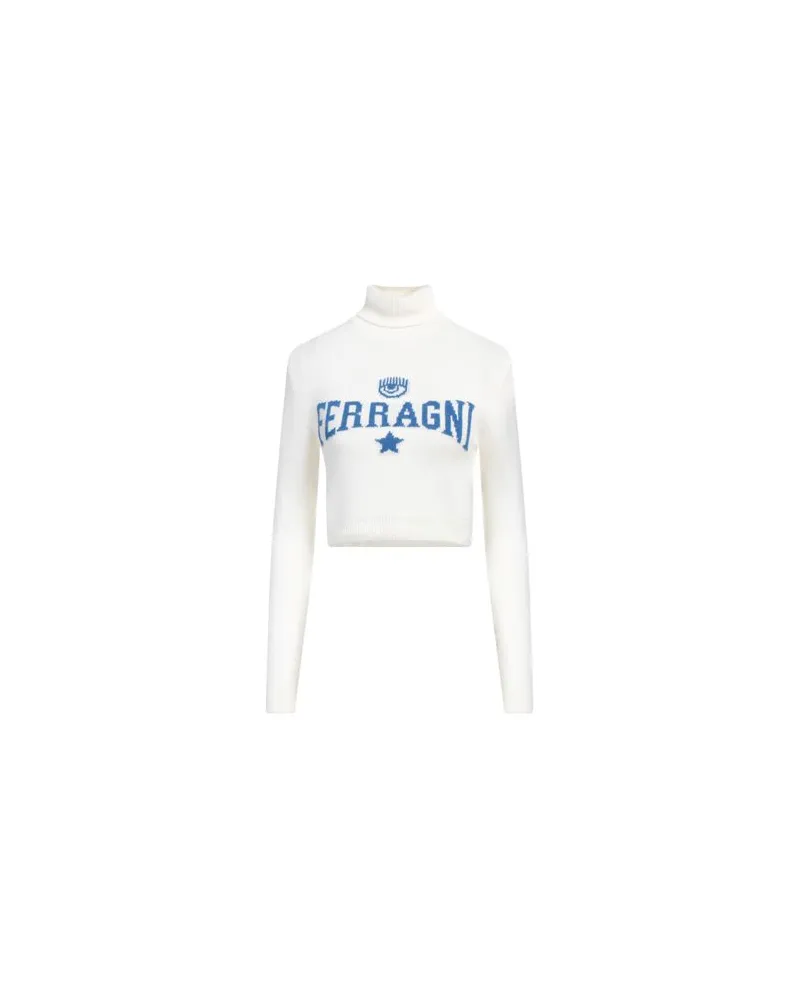Chiara Ferragni STRICKWAREN - Rollkragenpulloverauf YOOX.COM Weiß