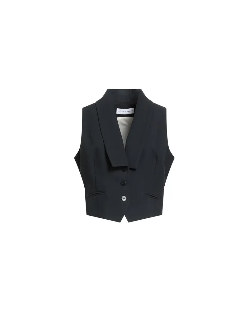 Skills & Genes ANZÜGE und CO-ORDS - Couture-Westenauf YOOX.COM Schwarz