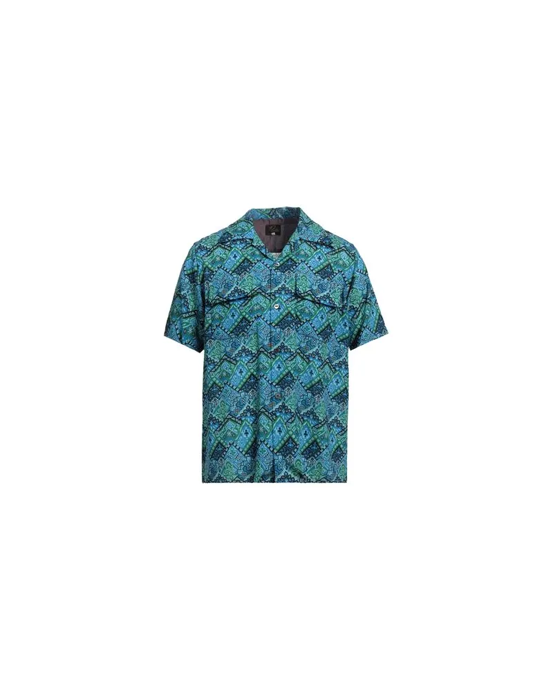 NEEDLES TOPS - Hemdenauf YOOX.COM Blau