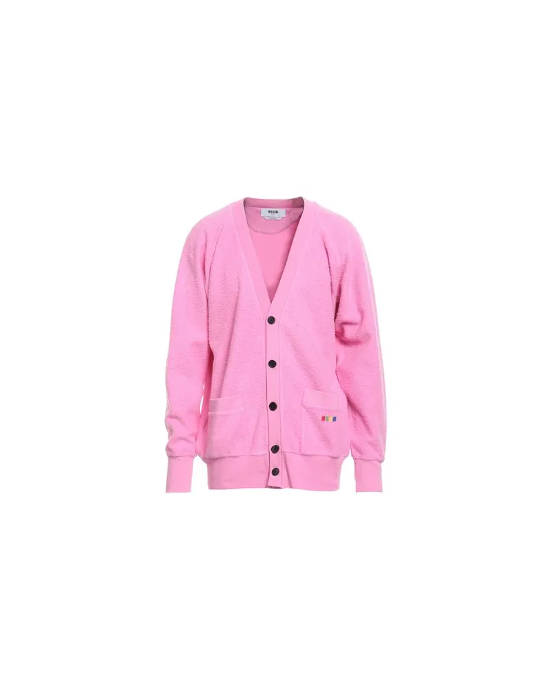 MSGM STRICKWAREN - Strickjackenauf YOOX.COM Rosa