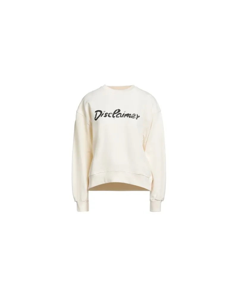 DISCLAIMER TOPS - Sweatshirtsauf YOOX.COM Cremeweiß