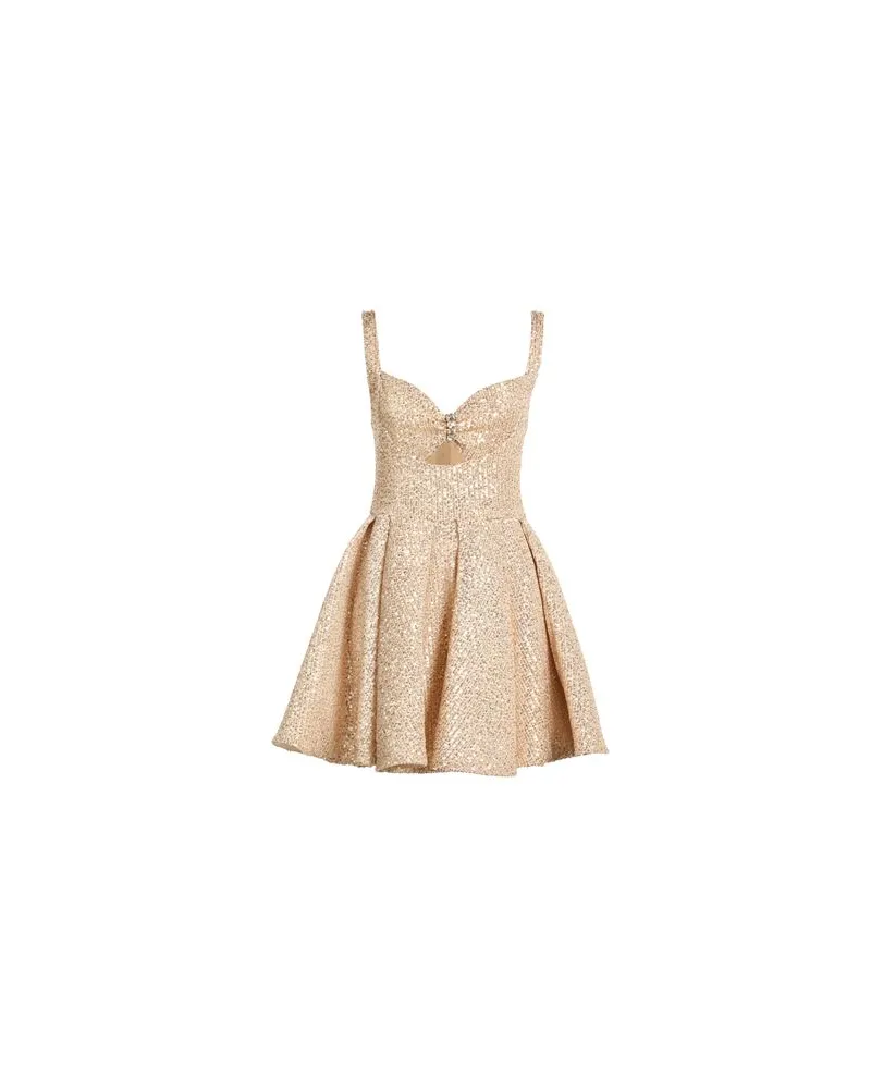 Elisabetta Franchi KLEIDER - Mini-Kleiderauf YOOX.COM Gold