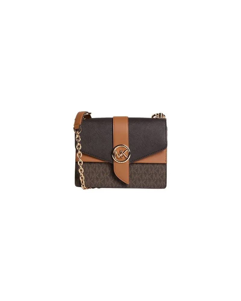 Michael Kors TASCHEN - Umhängetascheauf YOOX.COM Schokobraun