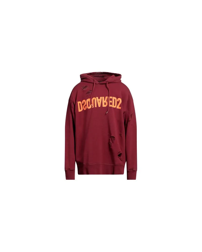 Dsquared2 TOPS - Sweatshirtsauf YOOX.COM Bordeaux