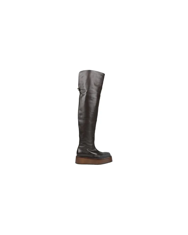 Bally SCHUHE - Stiefelauf YOOX.COM Dunkelbraun