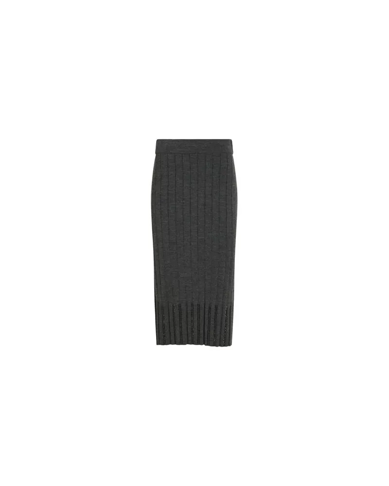 Clips HOSEN & RÖCKE - Midi-Röckeauf YOOX.COM Grau