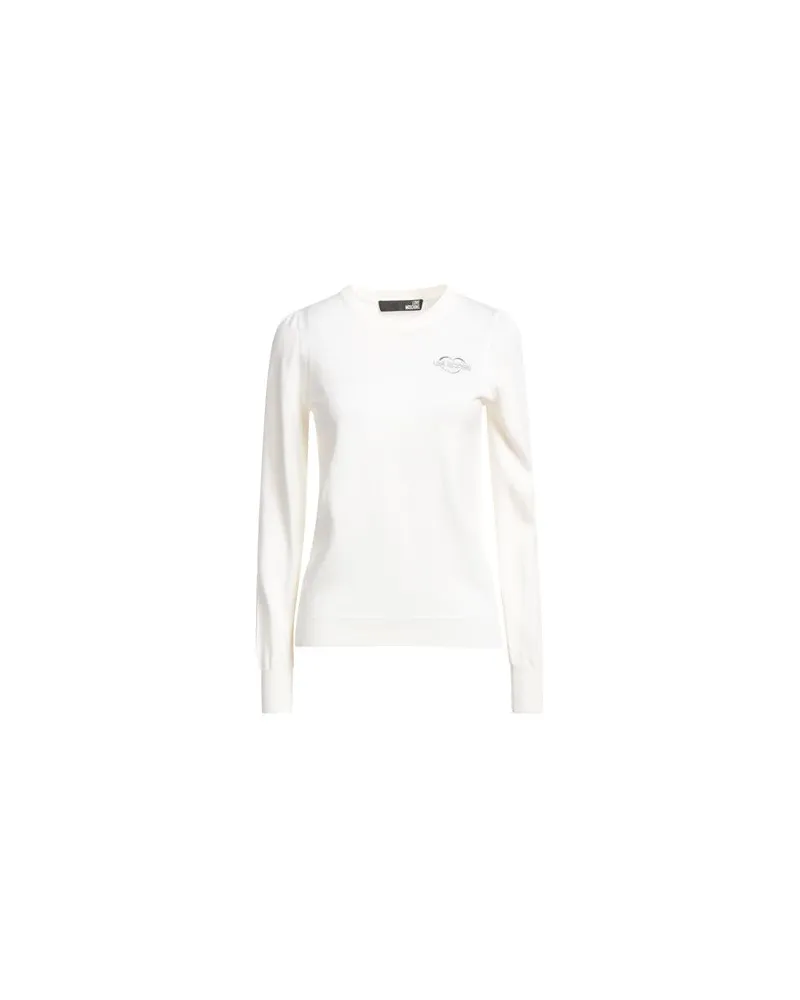 Moschino STRICKWAREN - Pulloverauf YOOX.COM Elfenbein
