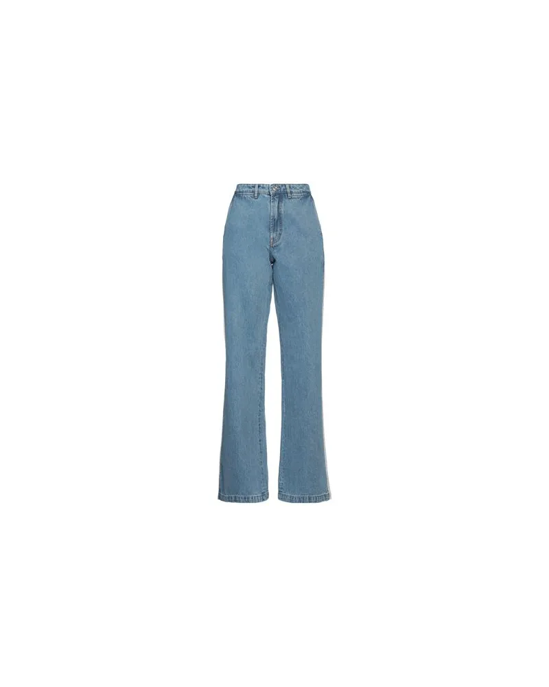 Wales Bonner HOSEN & RÖCKE - Jeanshosenauf YOOX.COM Blau