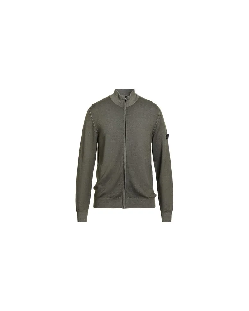 Peuterey STRICKWAREN - Strickjackenauf YOOX.COM Militärgrün