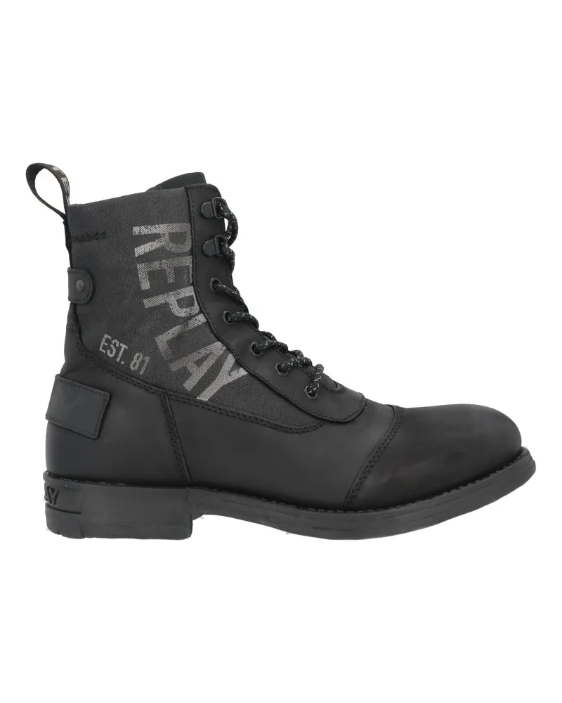 Replay Stiefelette Schwarz