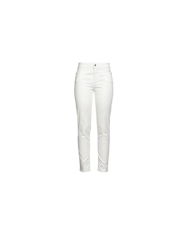 Angelo Marani HOSEN & RÖCKE - Jeanshosenauf YOOX.COM Weiß