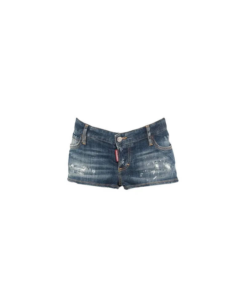 Dsquared2 HOSEN & RÖCKE - Jeansshortsauf YOOX.COM Blau