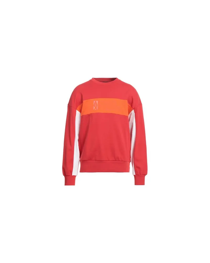Armani Exchange TOPS - Sweatshirtsauf YOOX.COM Tomatenrot