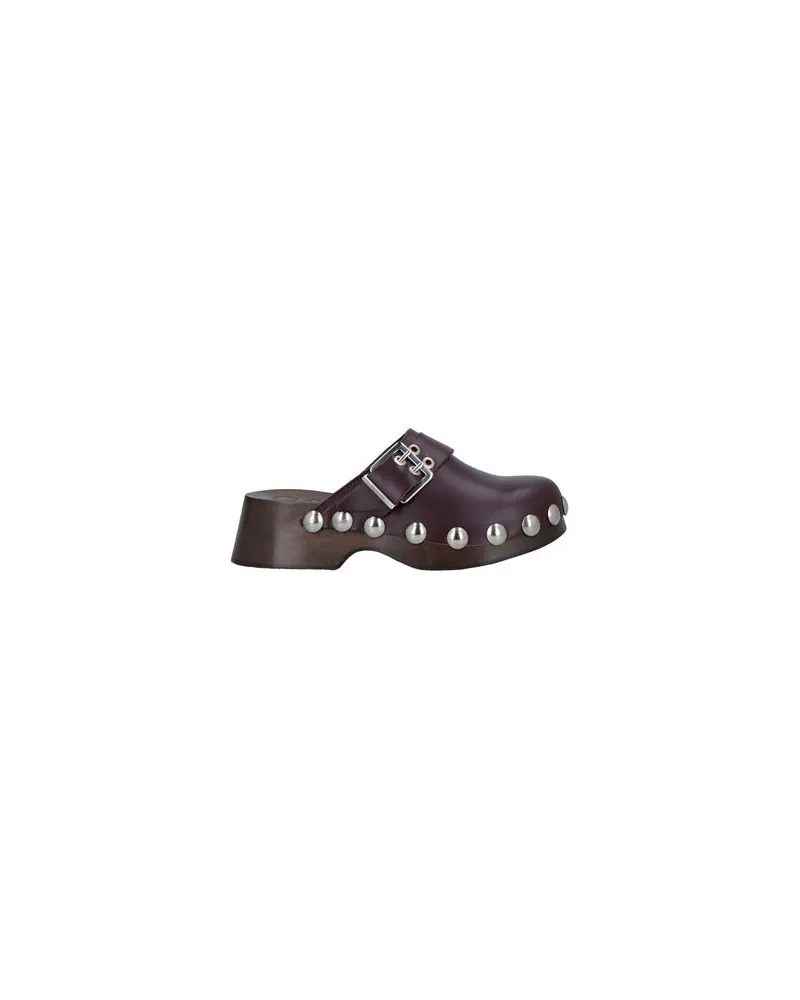 Ganni SCHUHE - Mules & Clogsauf YOOX.COM Bordeaux
