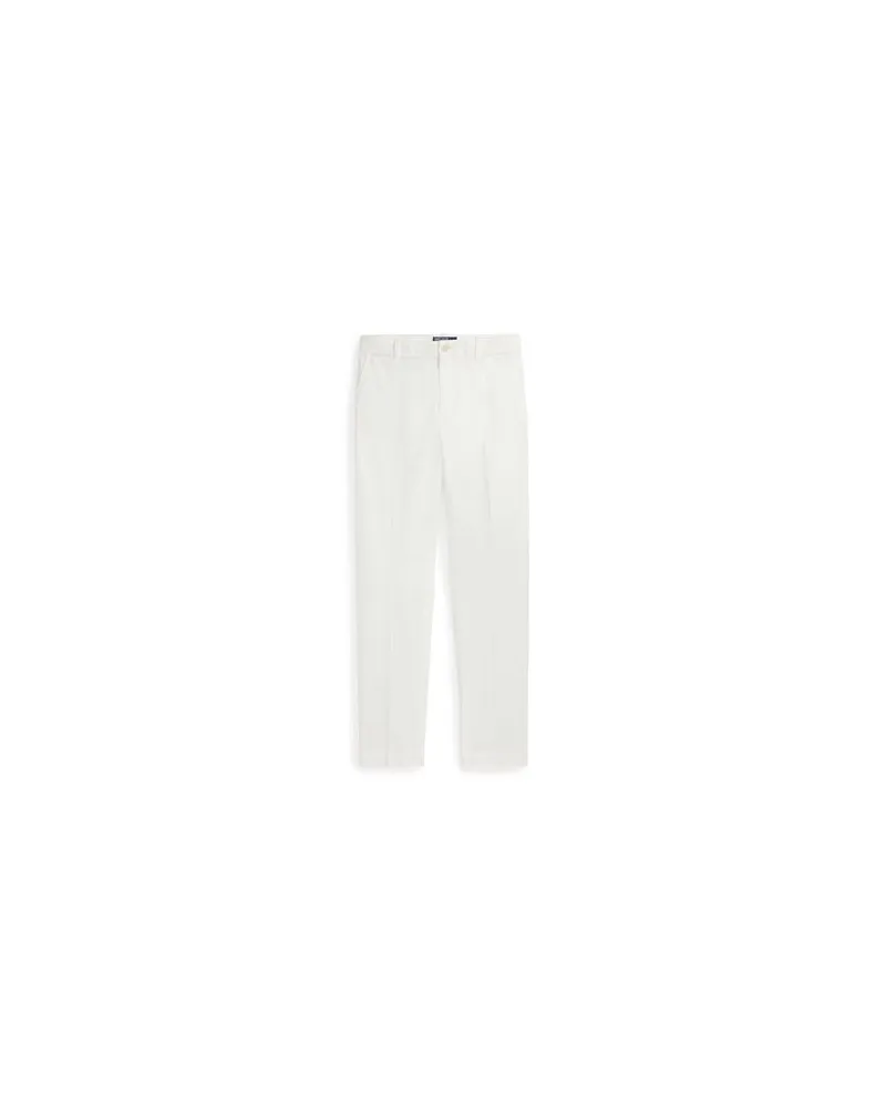 Ralph Lauren CROPPED SLIM FIT TWILL CHINO PANT  - HOSEN & RÖCKE - Hosenauf YOOX.COM Weiß