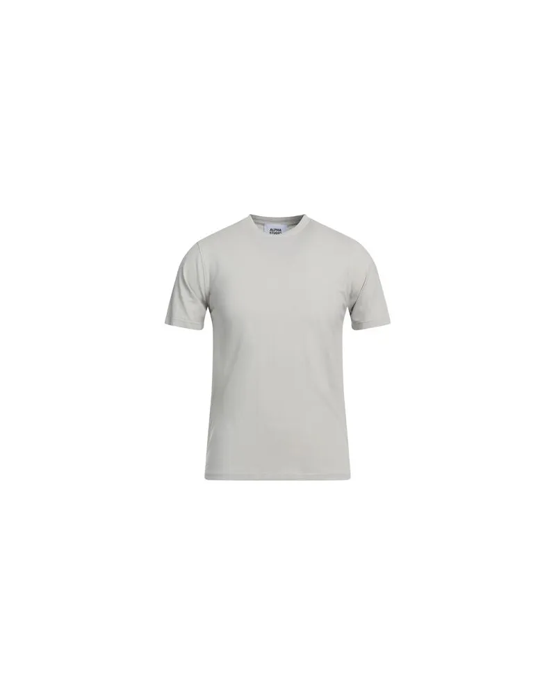 Alpha Studio TOPS - T-shirtsauf YOOX.COM Hellgrau