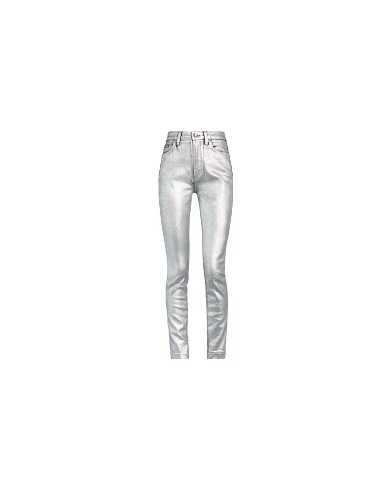 Dolce & Gabbana HOSEN & RÖCKE - Jeanshosenauf YOOX.COM Silber