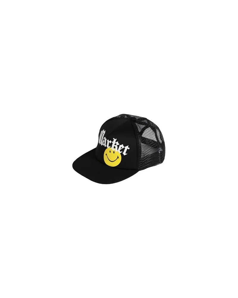 Market Smiley Gothic Trucker Hat  - Smiley Gothic Trucker Hat - ACCESSOIRES - Mützen & Hüteauf YOOX.COM Schwarz