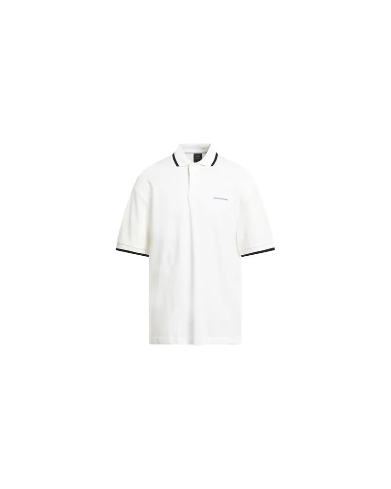 Armani Exchange TOPS - Poloshirtsauf YOOX.COM Elfenbein