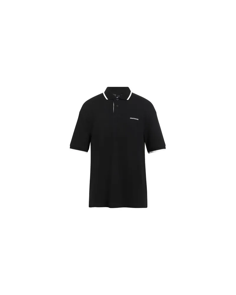 Armani Exchange TOPS - Poloshirtsauf YOOX.COM Schwarz