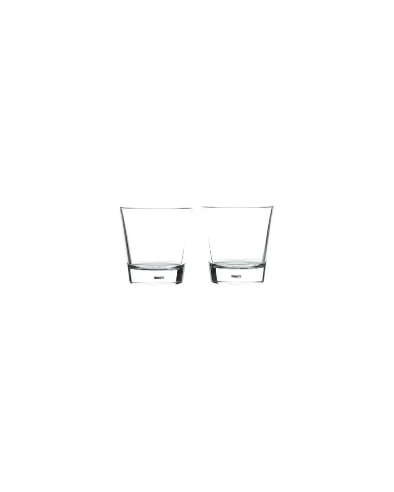 Fornasetti SET OF 2 - Tema e Variazioni n. 137  - ESSEN & KÜCHE - Gläser und Krügeauf YOOX.COM Transparent