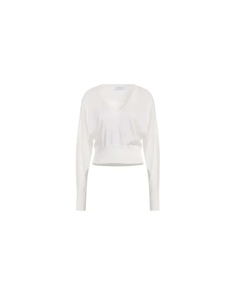 Fabiana Filippi STRICKWAREN - Pulloverauf YOOX.COM Elfenbein