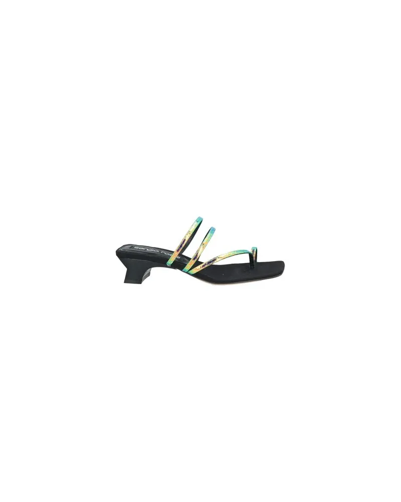 Sergio Rossi SCHUHE - Zehentrennerauf YOOX.COM Grün