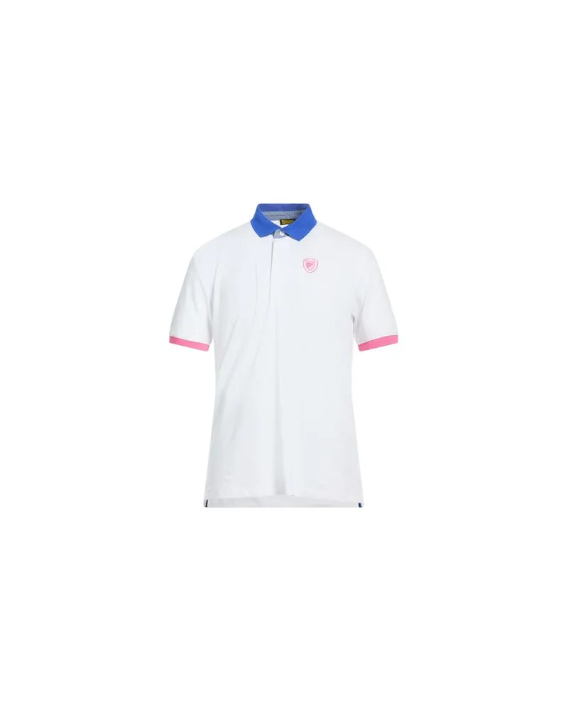 Blauer TOPS - Poloshirtsauf YOOX.COM Weiß