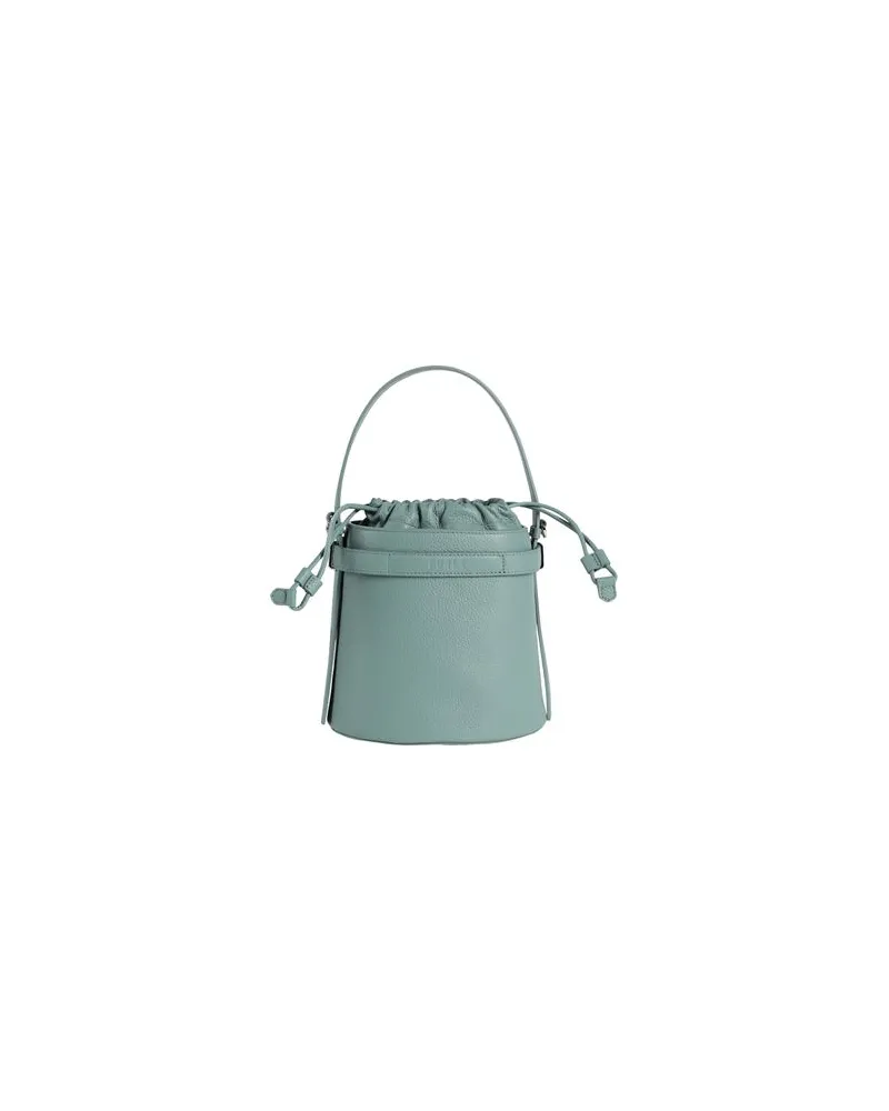 Furla GIOVE MINI BUCKET BAG  - TASCHEN - Schultertaschenauf YOOX.COM Salbeigrün