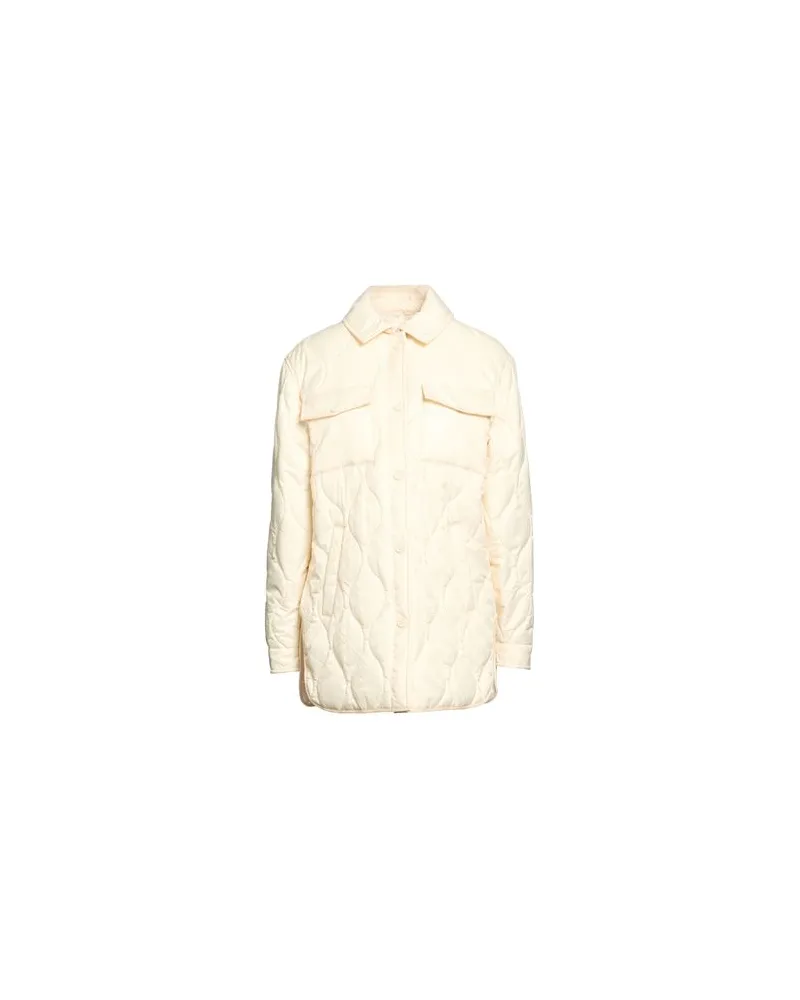 Guess JACKEN & MÄNTEL - Pufferjacken & Daunenjackenauf YOOX.COM Elfenbein
