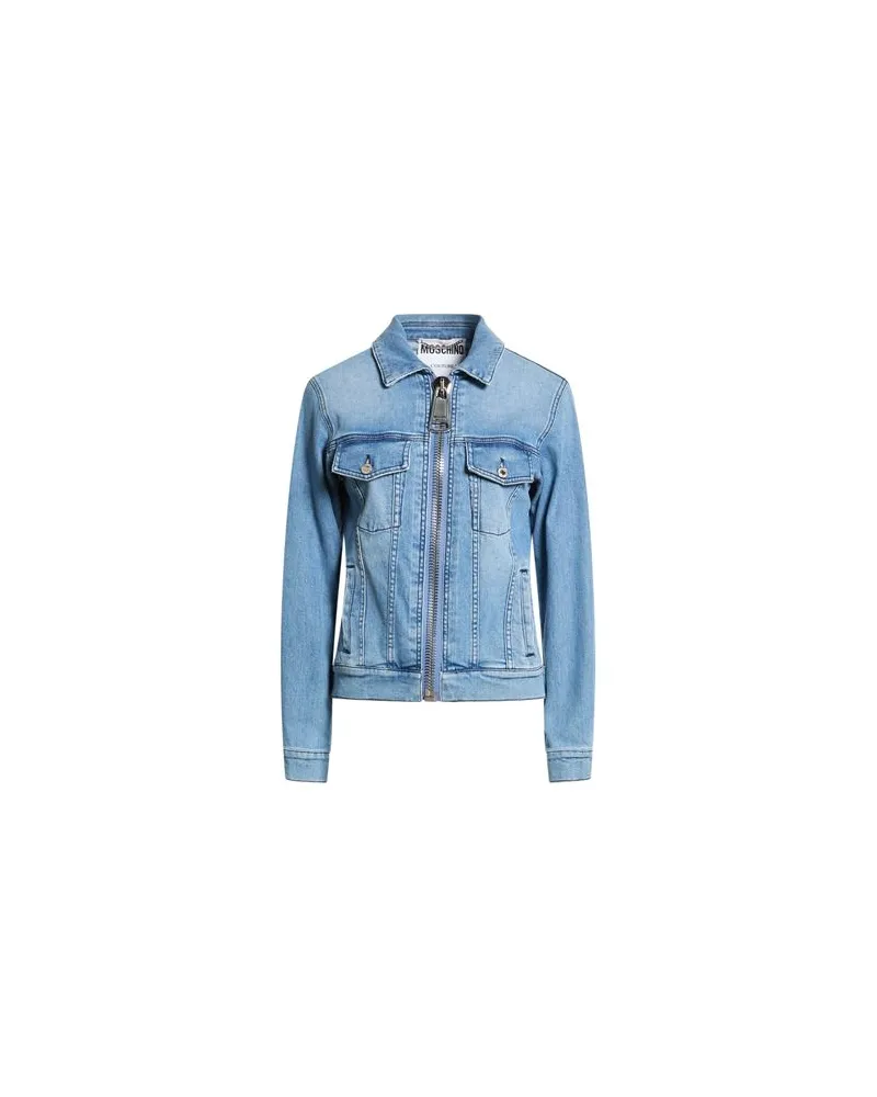 Moschino COUTURE - JACKEN & MÄNTEL - Jeansjacken/Mäntelauf YOOX.COM Blau