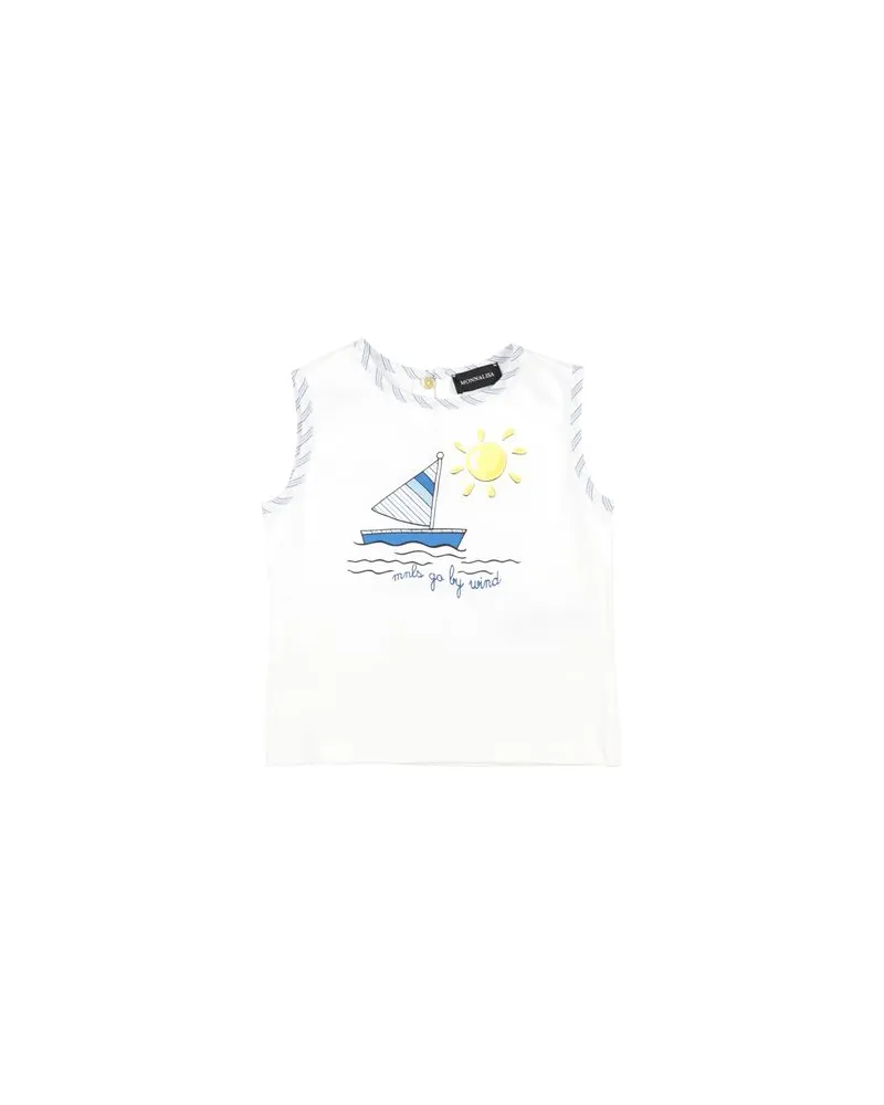 Monnalisa TOPS - T-shirtsauf YOOX.COM Weiß