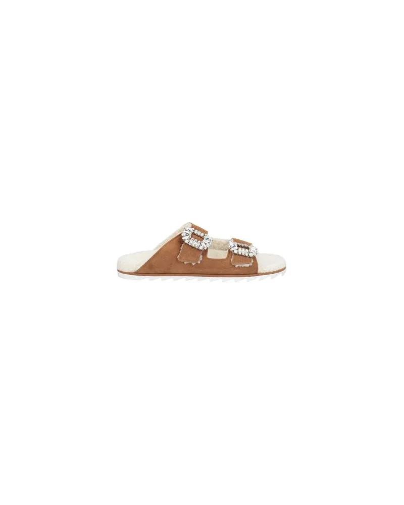 Roger Vivier SCHUHE - Sandalenauf YOOX.COM Kamel