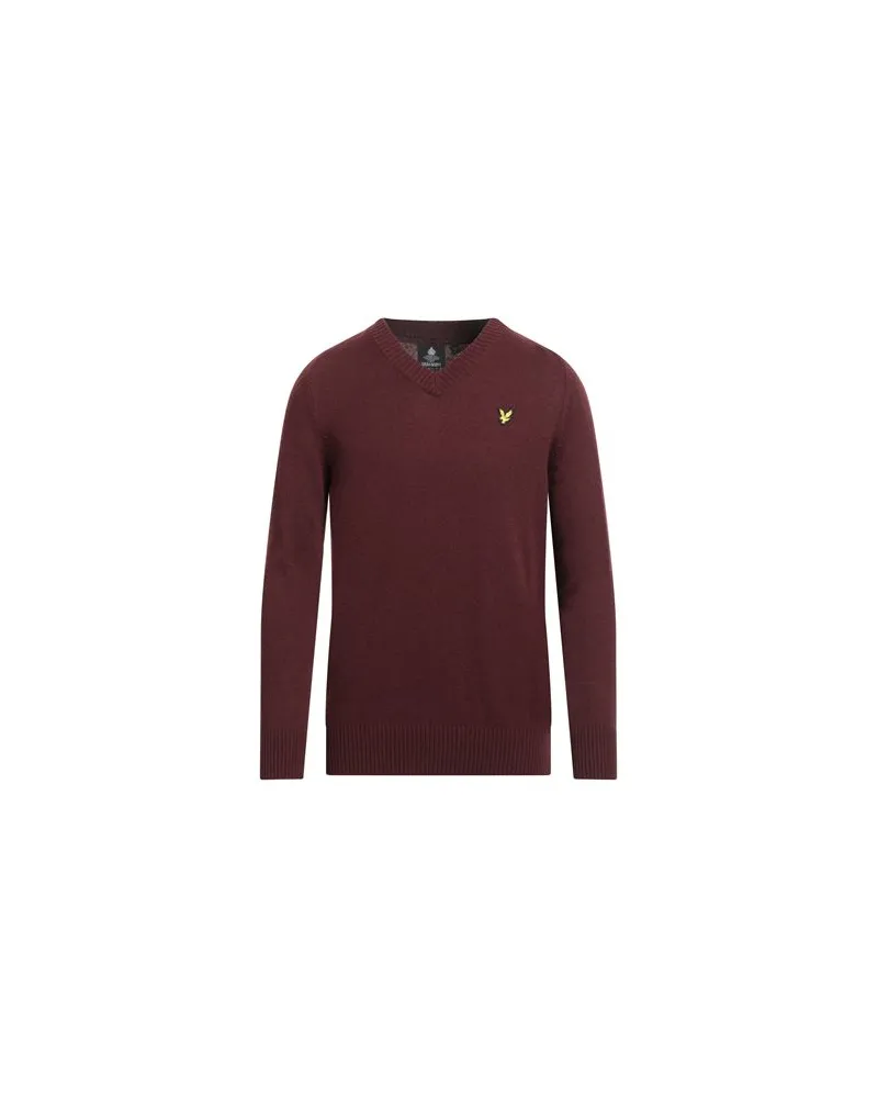 Lyle & Scott VINTAGE - STRICKWAREN - Pulloverauf YOOX.COM Bordeaux