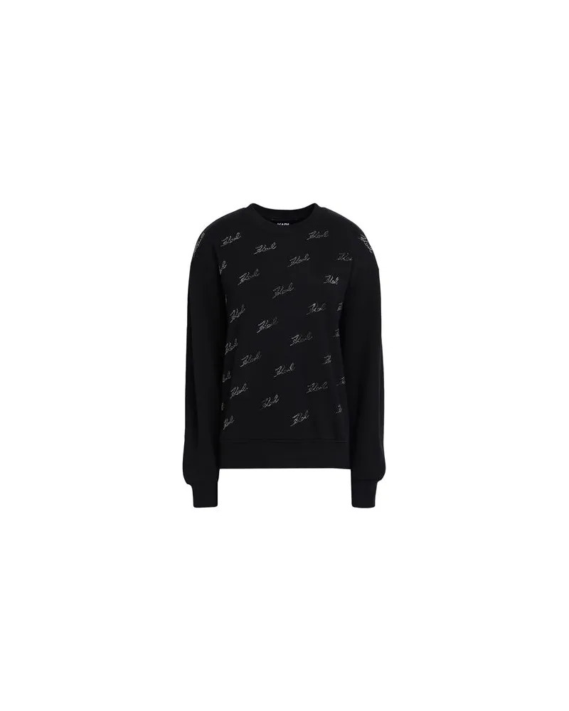 Karl Lagerfeld TOPS - Sweatshirtsauf YOOX.COM Schwarz